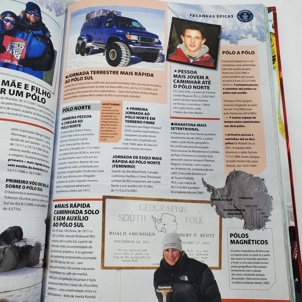 Guinness‎ World Records 2008 Hardcover Book Portuguese Edition